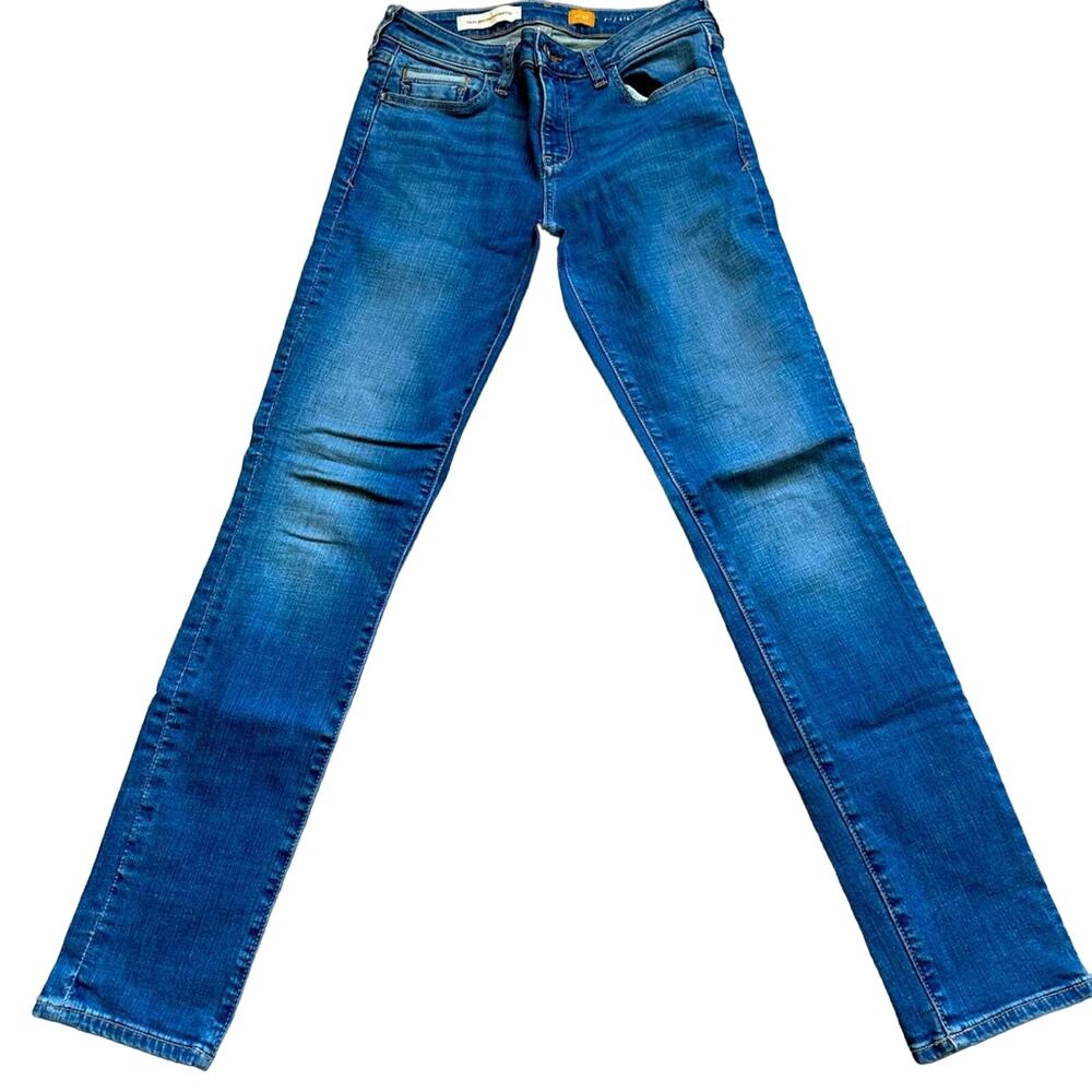 Pilcro and the Letterpress Women’s Jeans, Blue, Size 27, Fit Stet